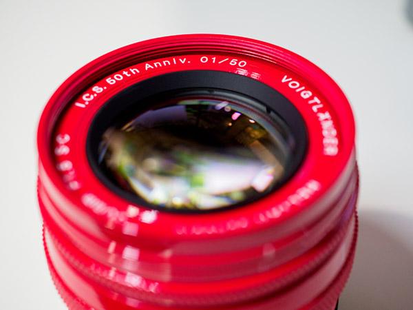 フォクトレンダー50mm赤色仕様