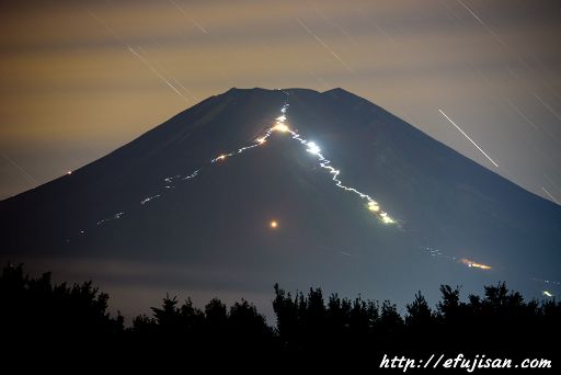 光と影｜夜景｜富士山