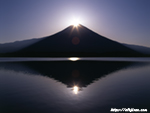 ダイヤモンド富士で人気の撮影地田貫湖で狙った1枚