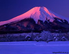 紅富士｜雪景色と富士山
