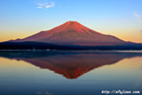 赤富士・山中湖