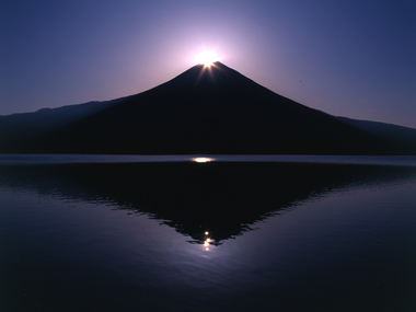 田貫湖のダイアモンド富士