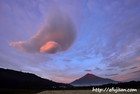 富士山写真｜吊るし雲
