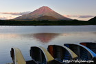 富士山|逆さ富士｜精進湖