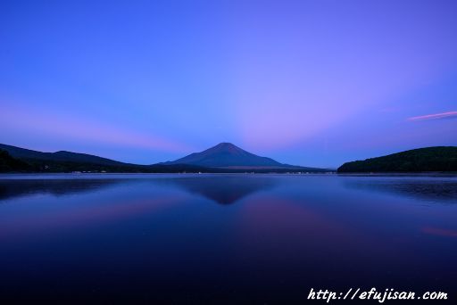 光の帯｜朝焼け｜富士山