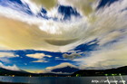 吊るし雲｜夜景｜富士山写真
