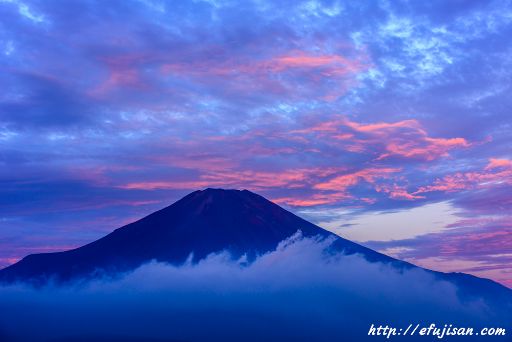 雲｜朝焼け｜富士山