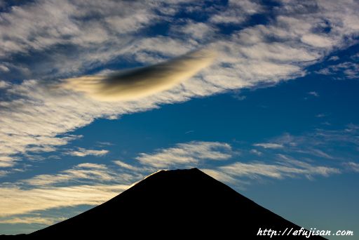 キントウ雲現る｜朝焼け｜富士山