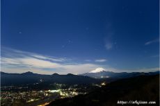 満月｜夜景｜松田山